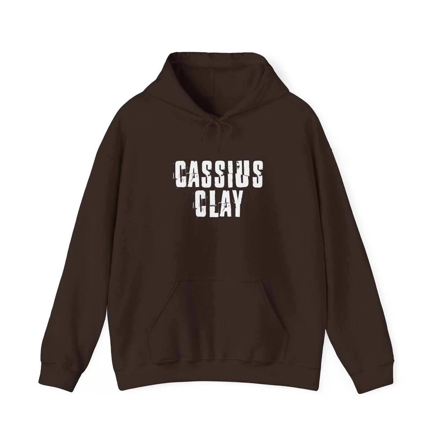 Cassius Clay Vintage Grunge Boxing Hooded Sweatshirt