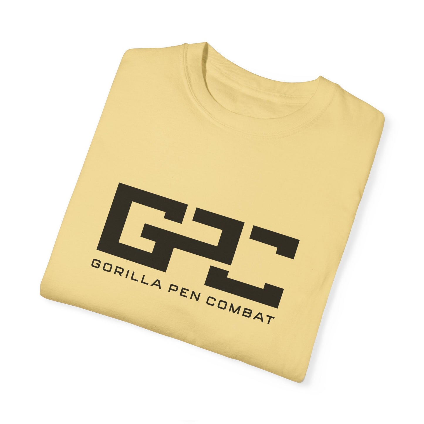 Gorilla Pen Combat Black Logo Tee 100% Cotton