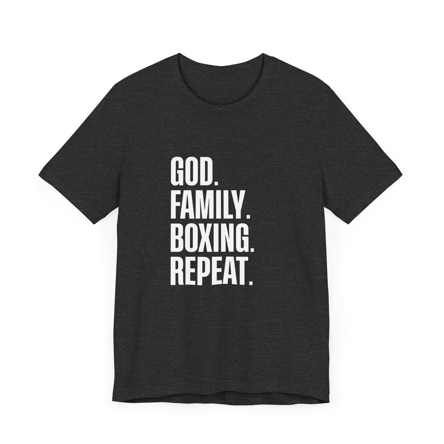 God. Family. Boxing. Repeat. T-Shirt