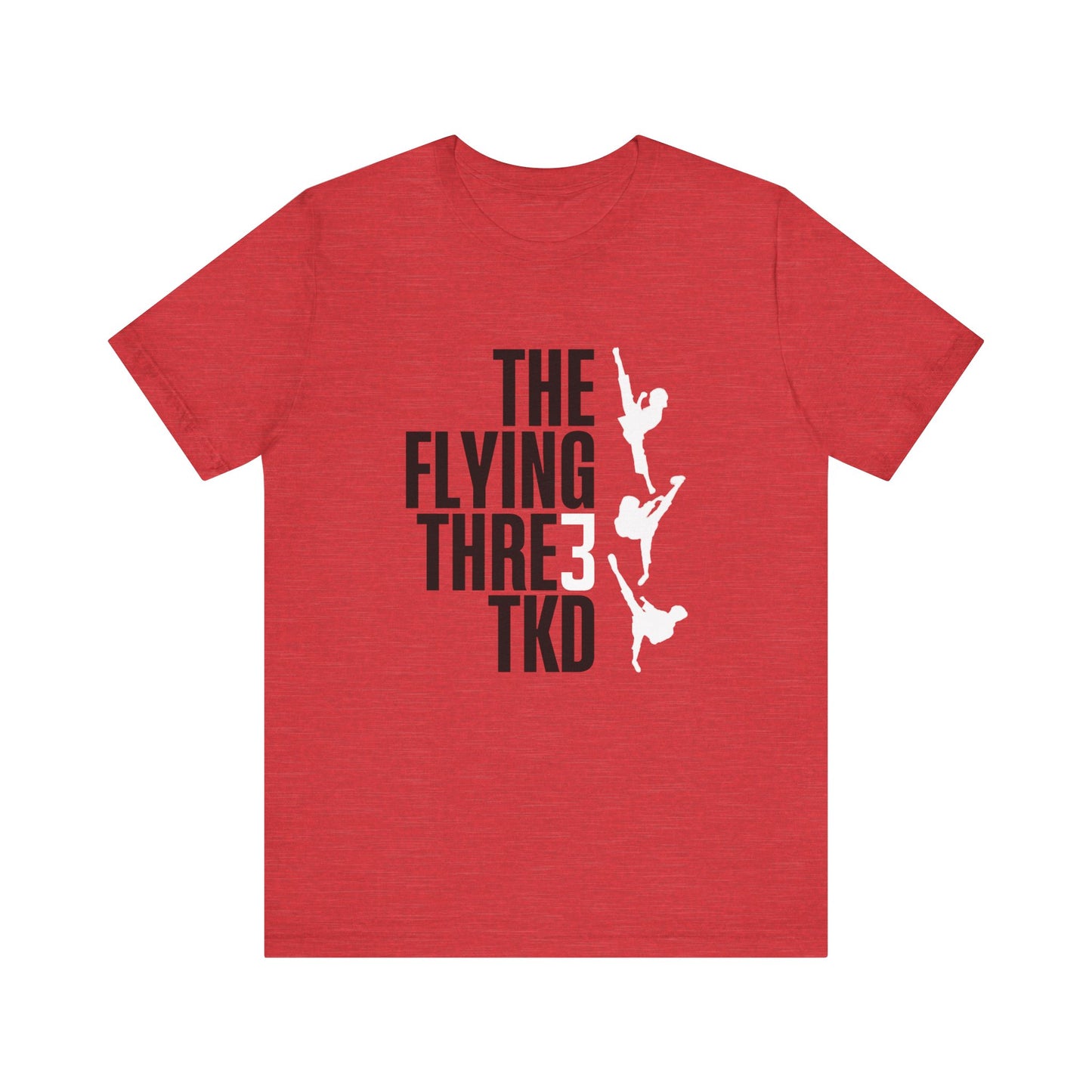 The Flying Three TKD Competition T-Shirt (Red)