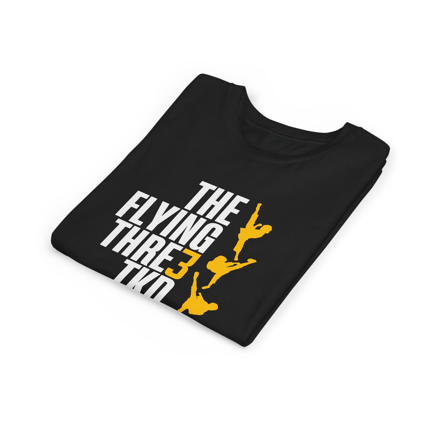 The Flying Three TKD Youth Tee (Gold Logo)