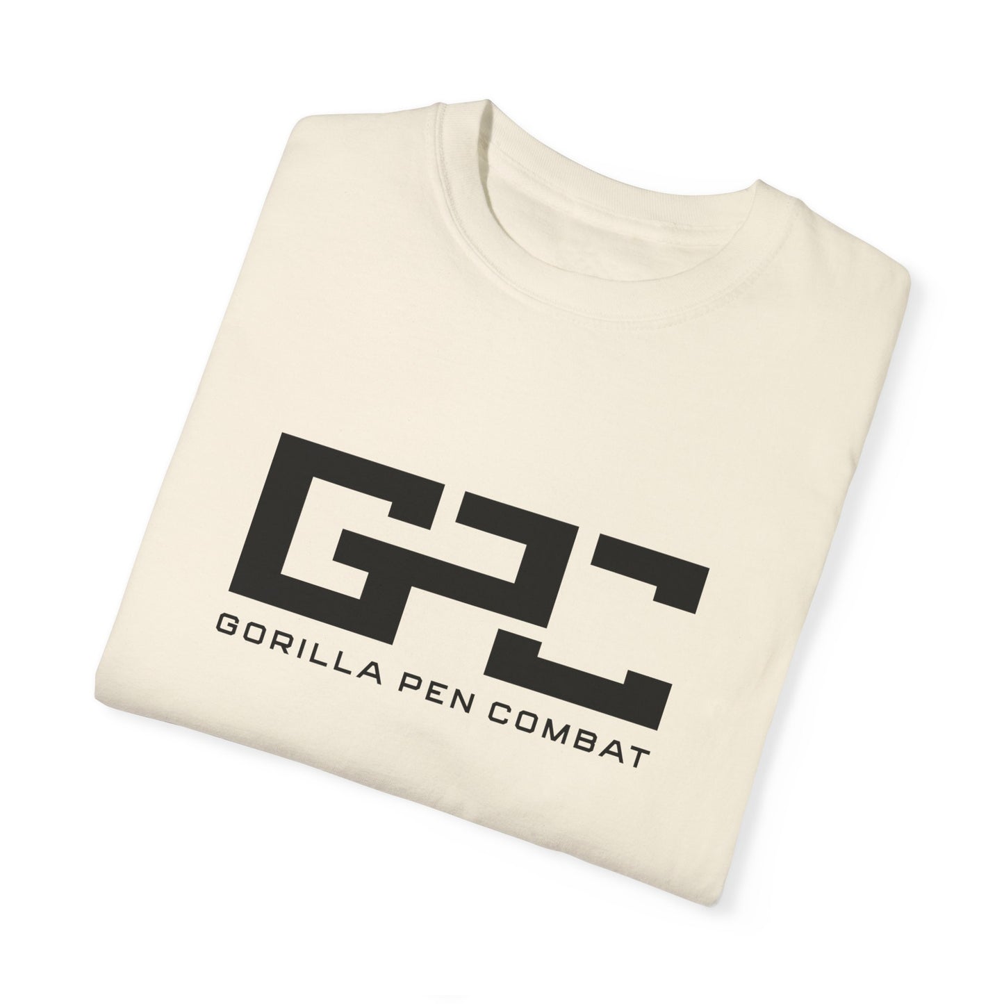 Gorilla Pen Combat Black Logo Tee 100% Cotton