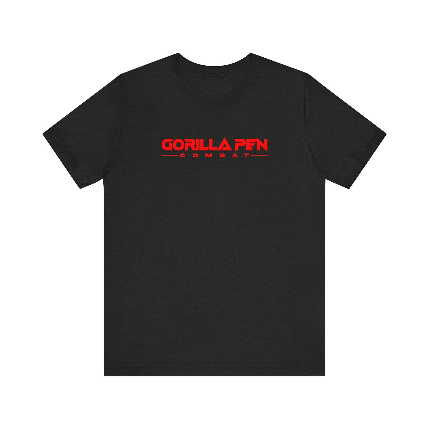 Gorilla Pen Combat Throwback Logo Red on Black Tee