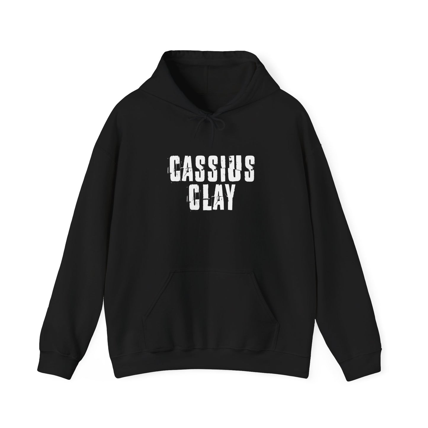 Cassius Clay Vintage Grunge Boxing Hooded Sweatshirt