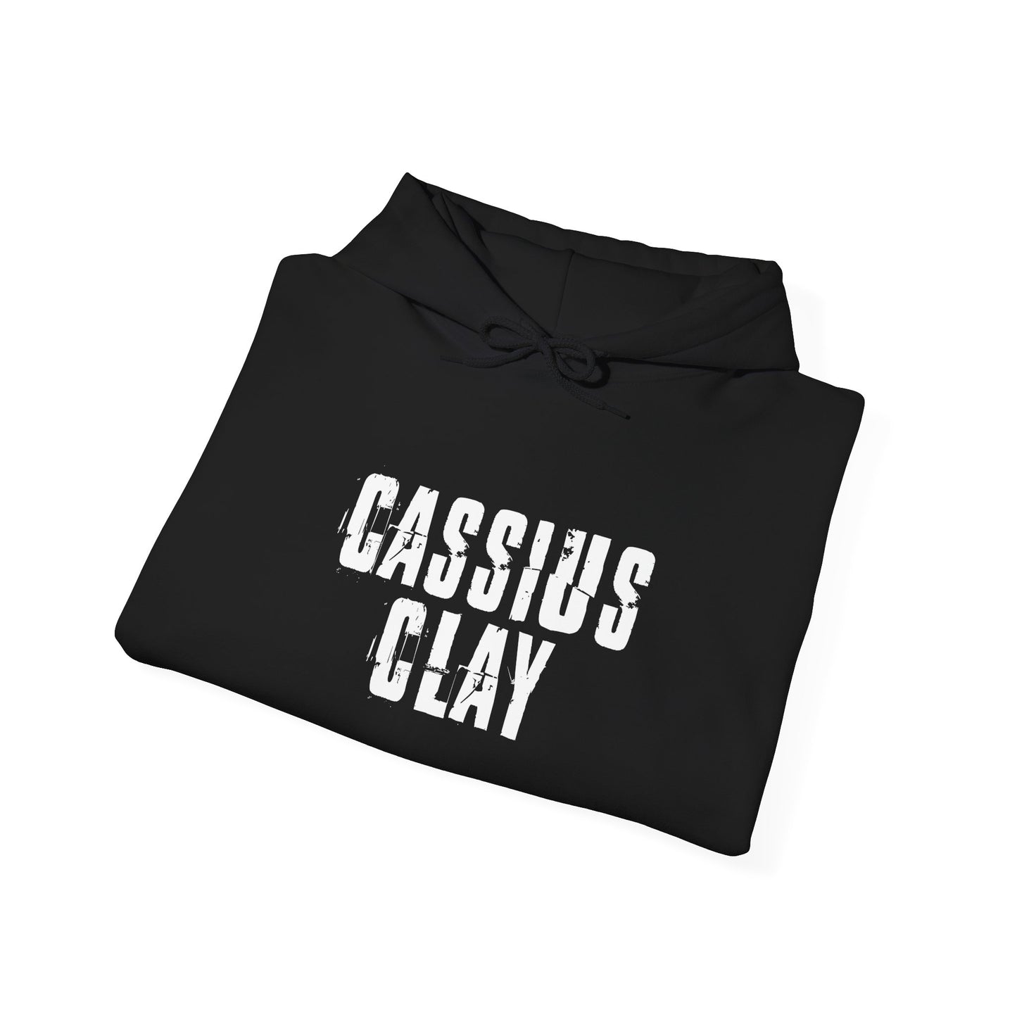 Cassius Clay Vintage Grunge Boxing Hooded Sweatshirt