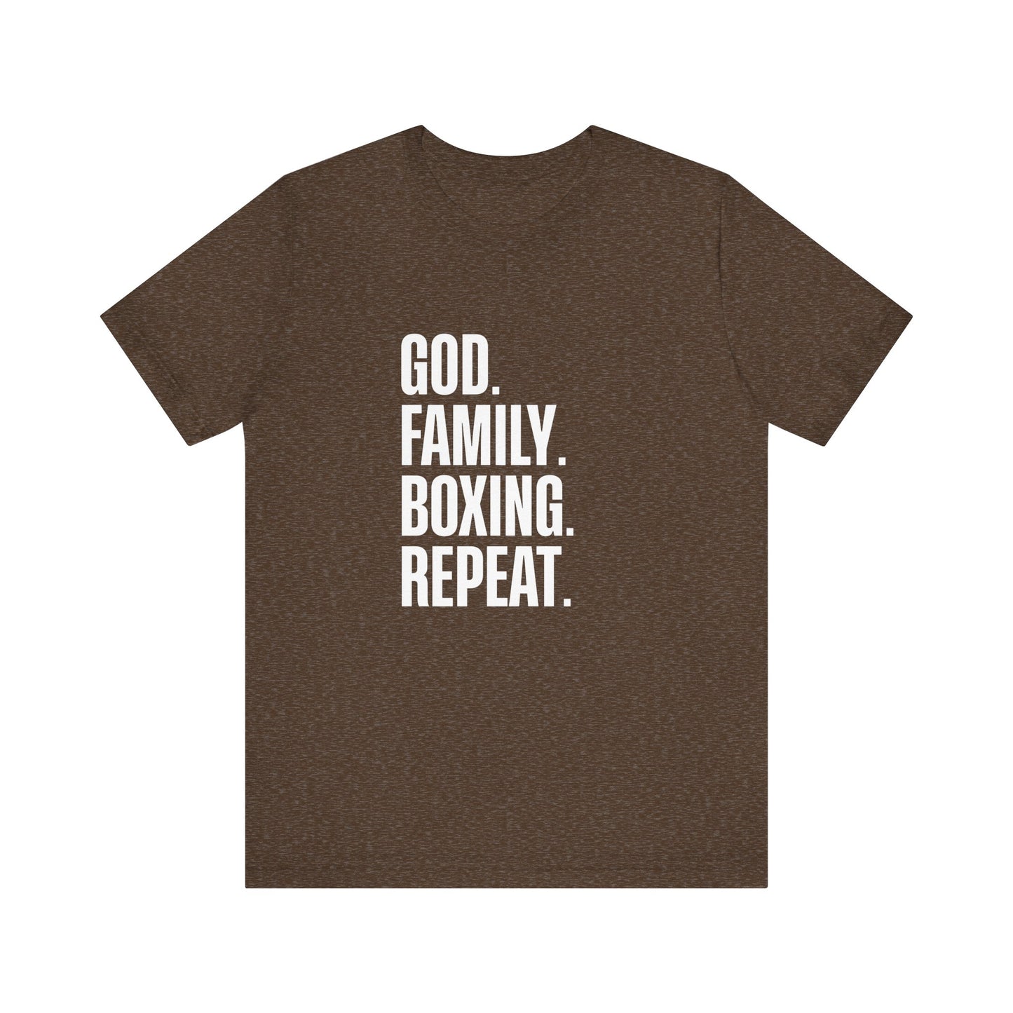 God. Family. Boxing. Repeat. T-Shirt