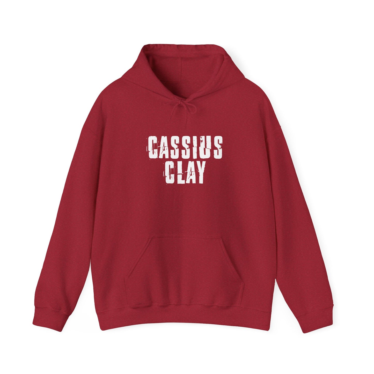 Cassius Clay Vintage Grunge Boxing Hooded Sweatshirt
