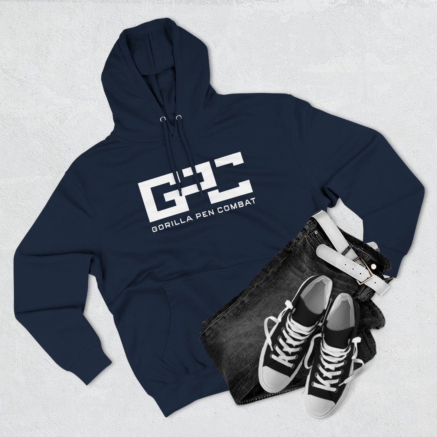 Gorilla Pen Combat Logo Three-Panel Fleece Hoodie