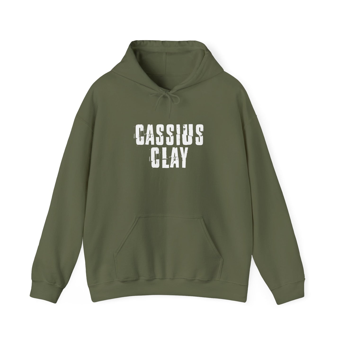 Cassius Clay Vintage Grunge Boxing Hooded Sweatshirt