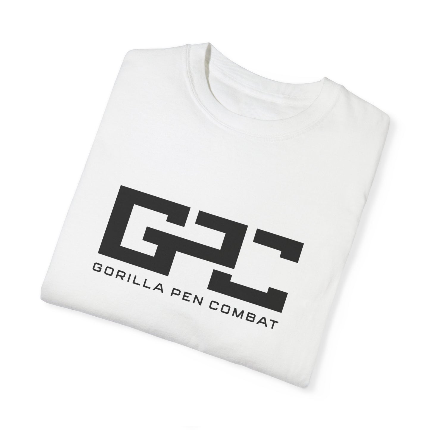 Gorilla Pen Combat Black Logo Tee 100% Cotton