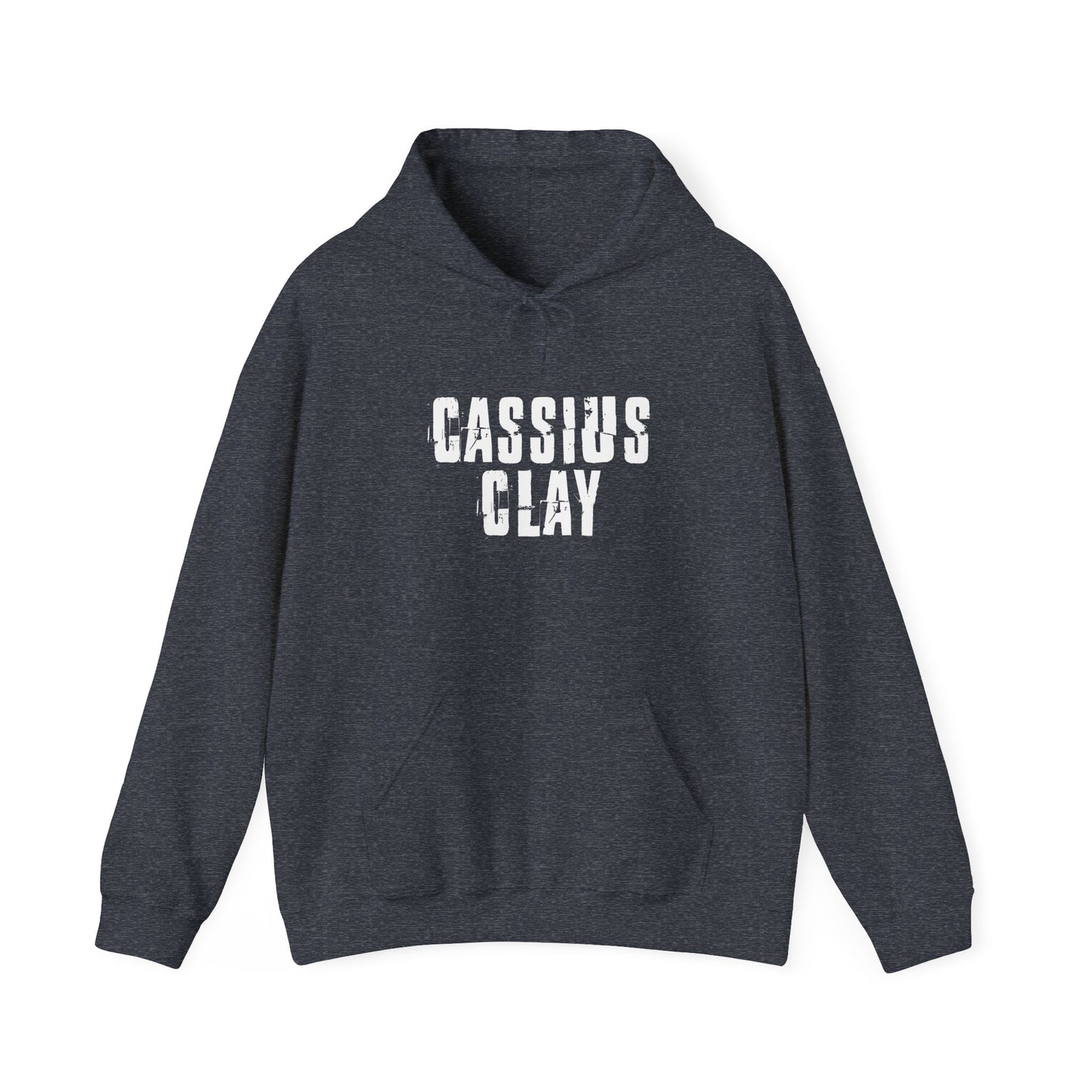 Cassius Clay Vintage Grunge Boxing Hooded Sweatshirt