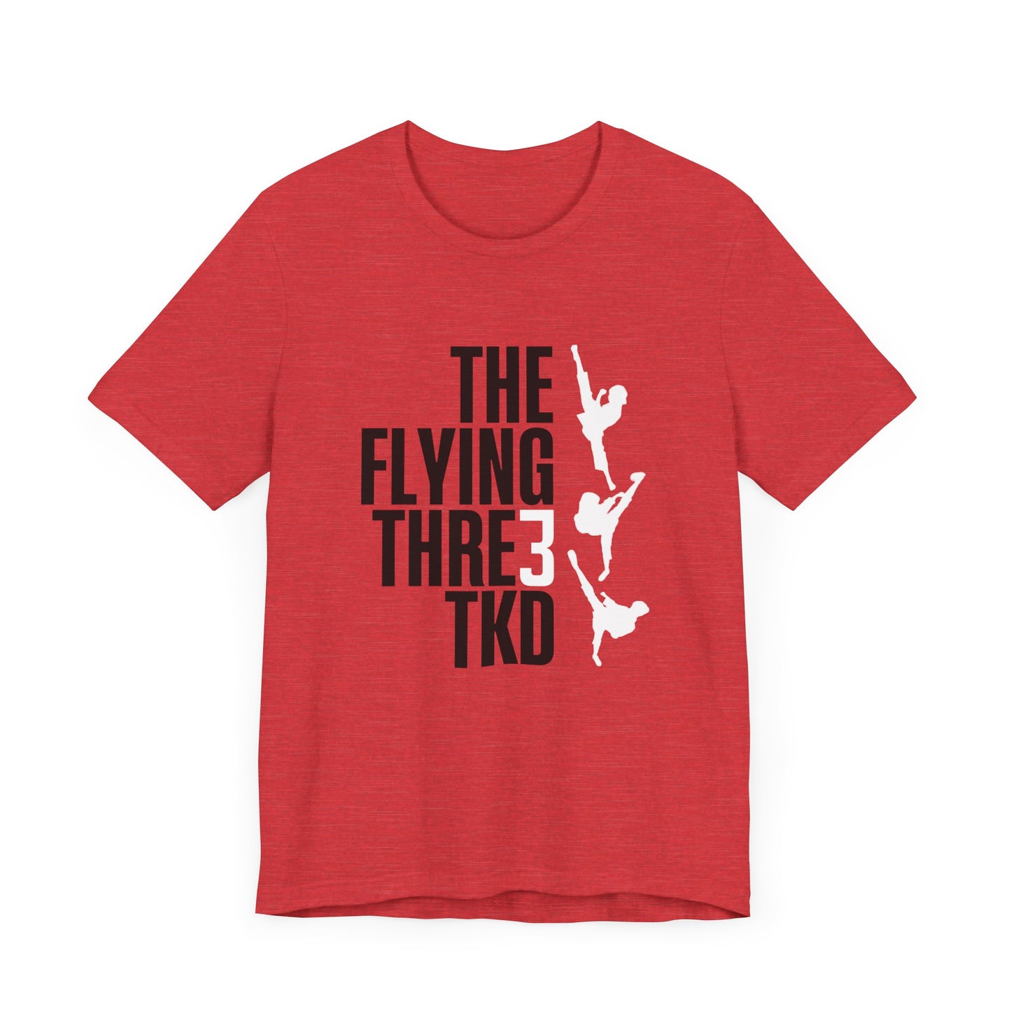 The Flying Three TKD Competition T-Shirt (Red)