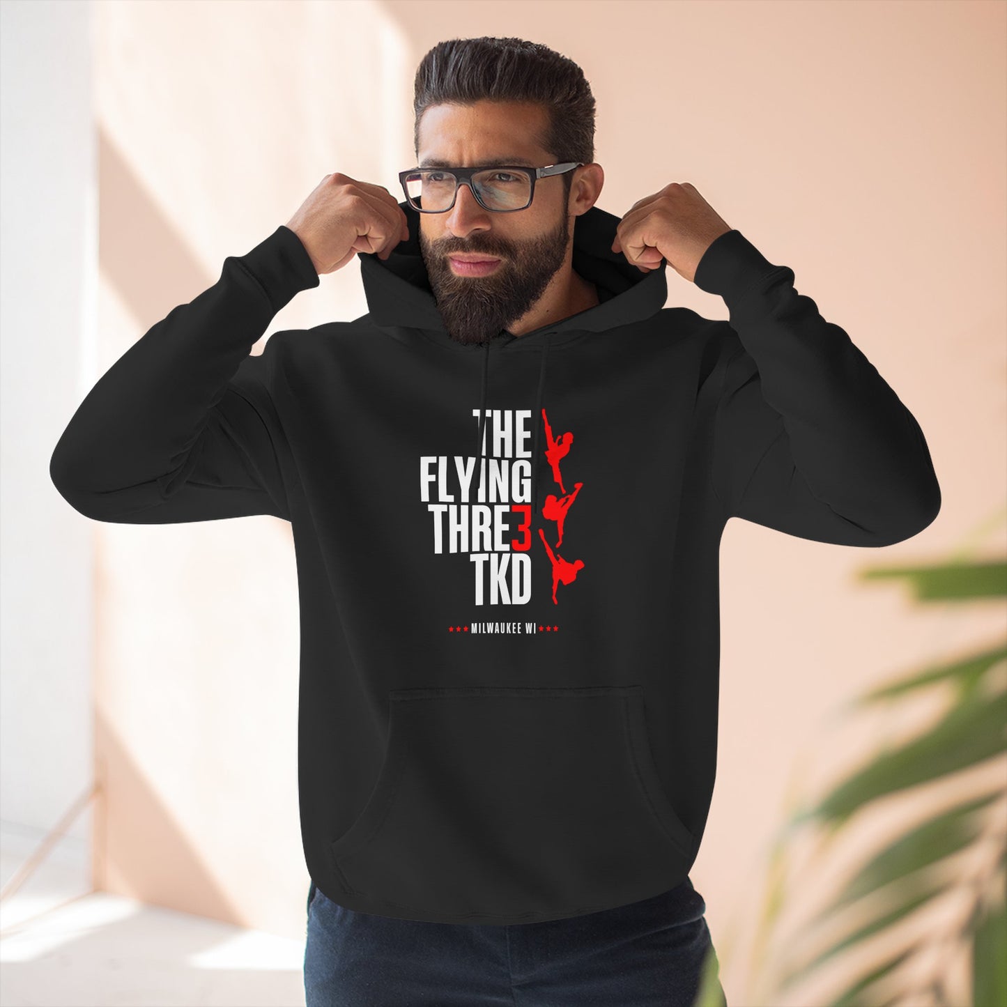 The Flying 3 TKD Competition Fleece Hoodie