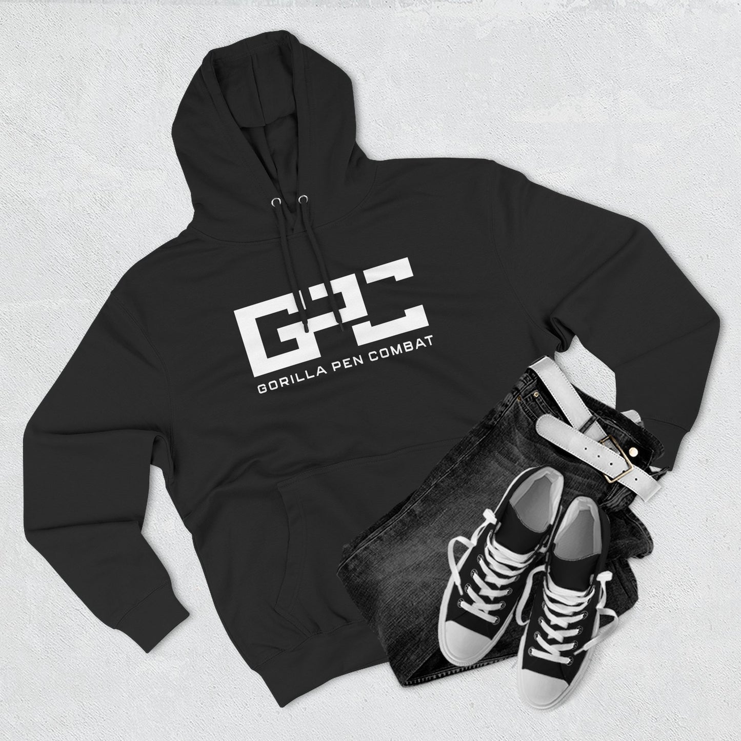 Gorilla Pen Combat Logo Three-Panel Fleece Hoodie