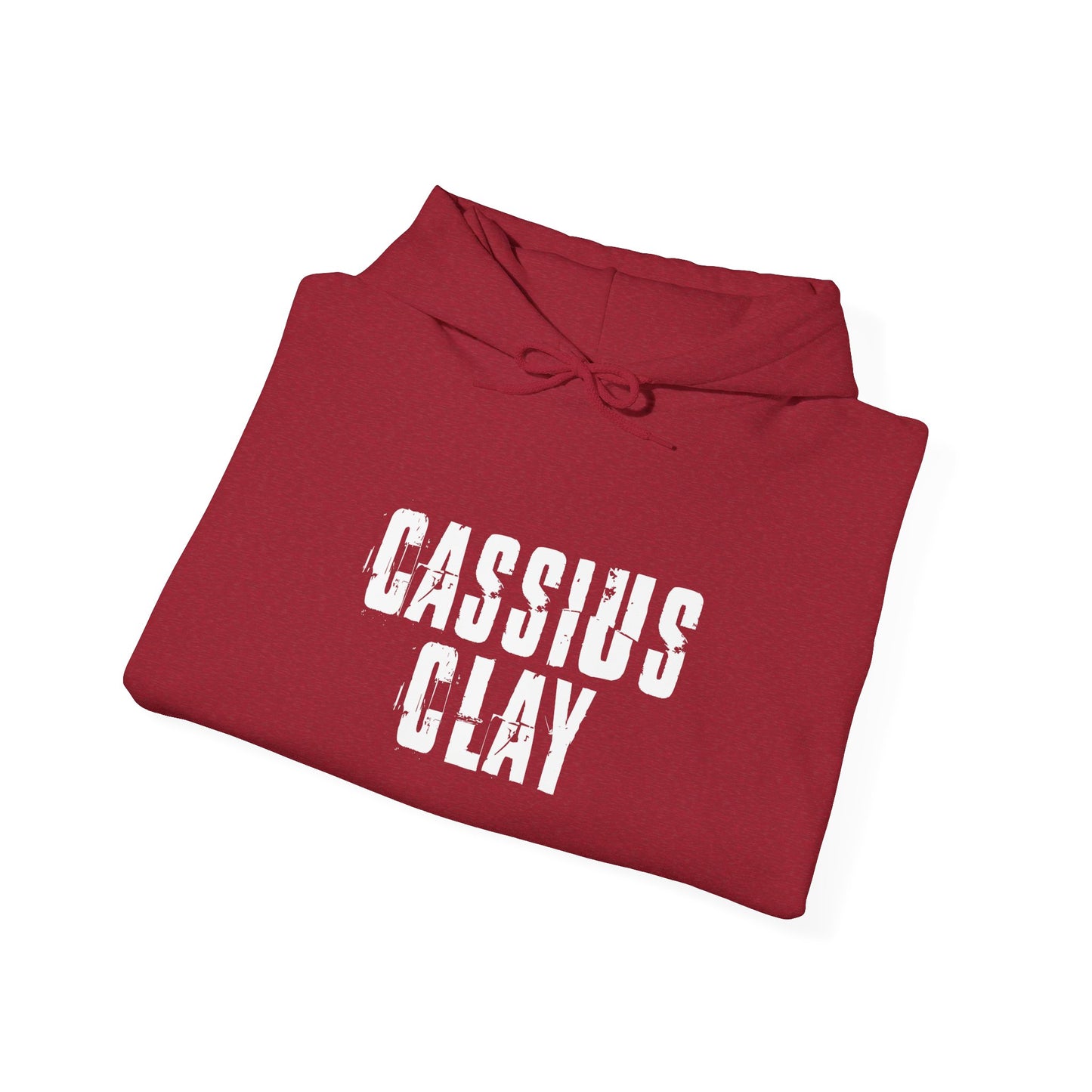Cassius Clay Vintage Grunge Boxing Hooded Sweatshirt