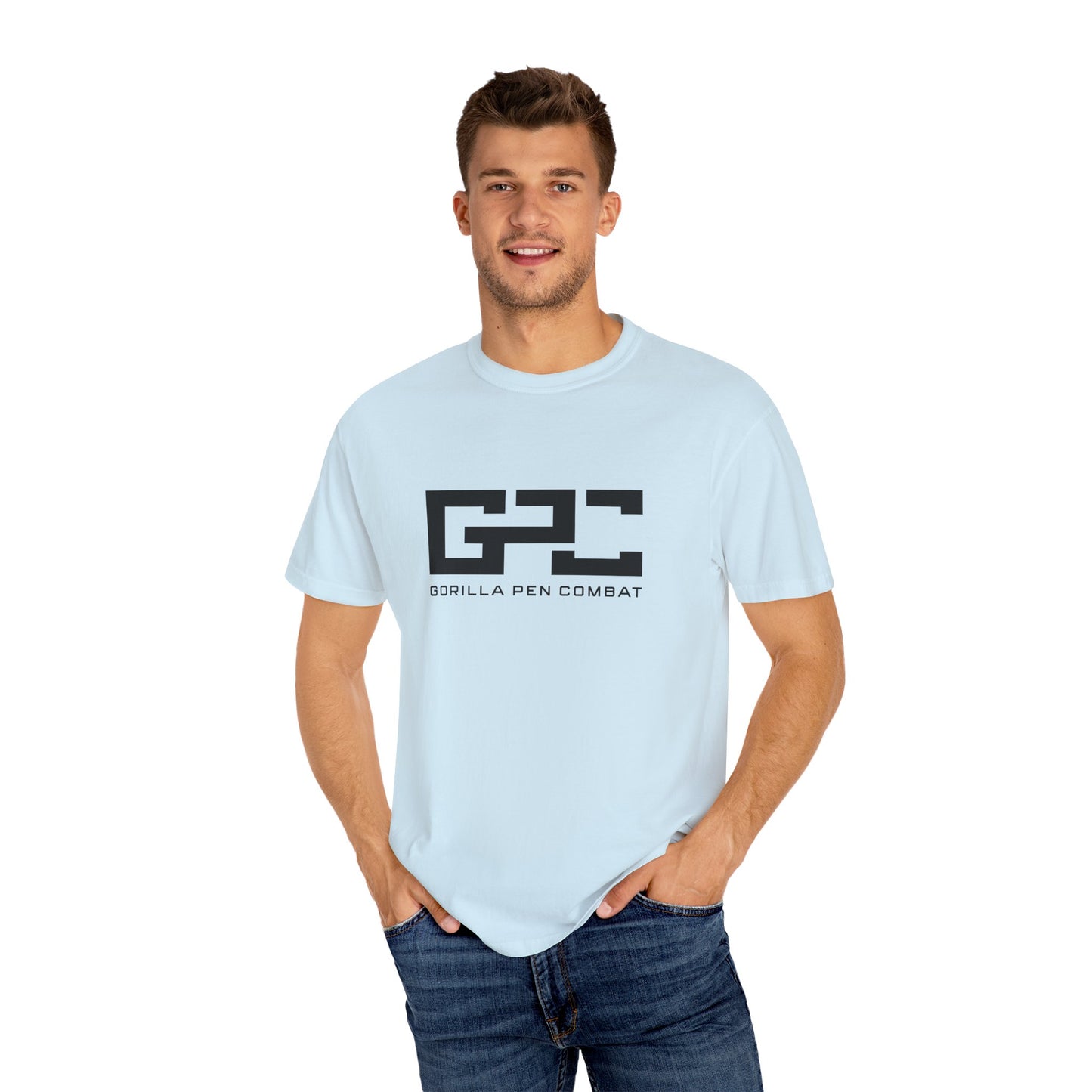 Gorilla Pen Combat Black Logo Tee 100% Cotton