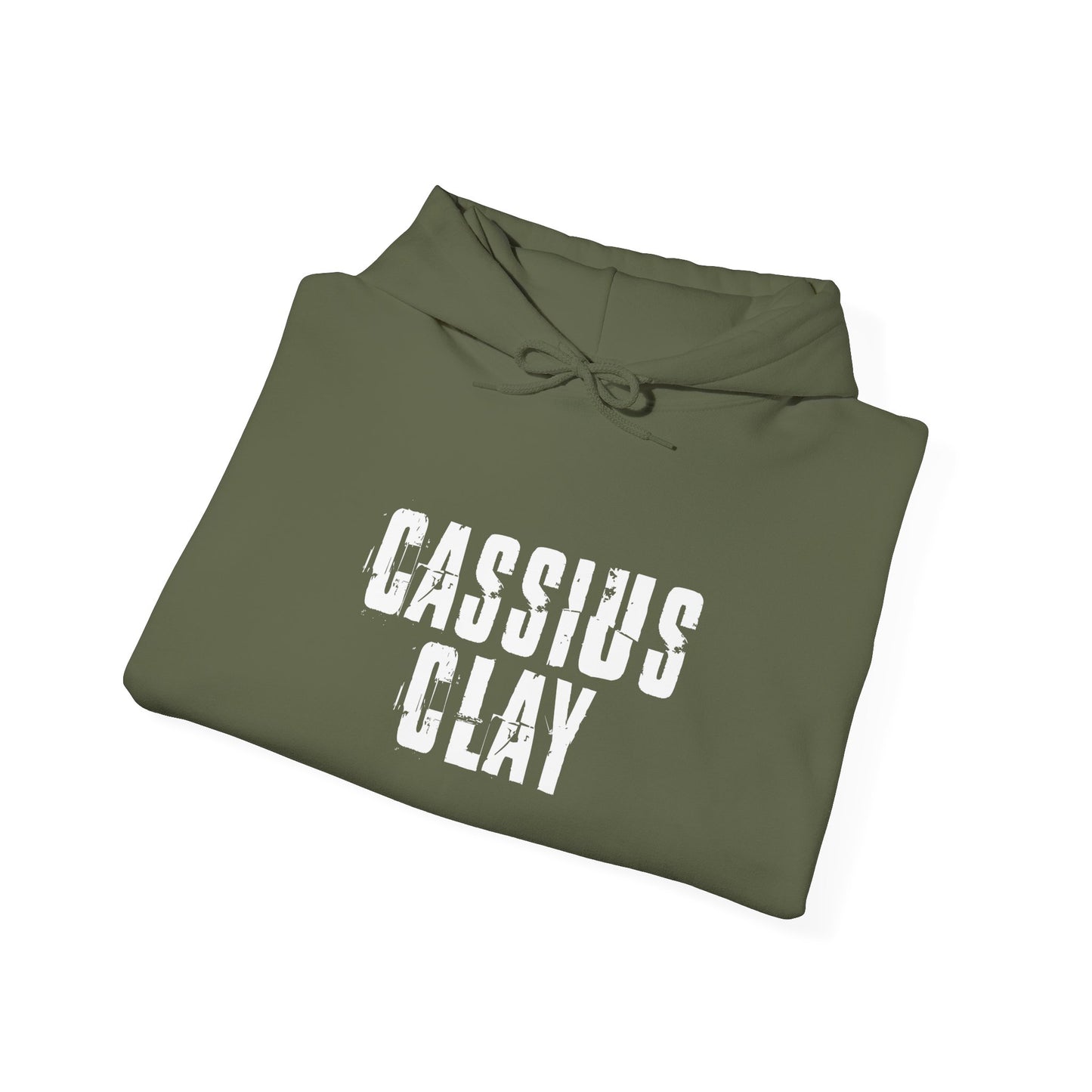 Cassius Clay Vintage Grunge Boxing Hooded Sweatshirt