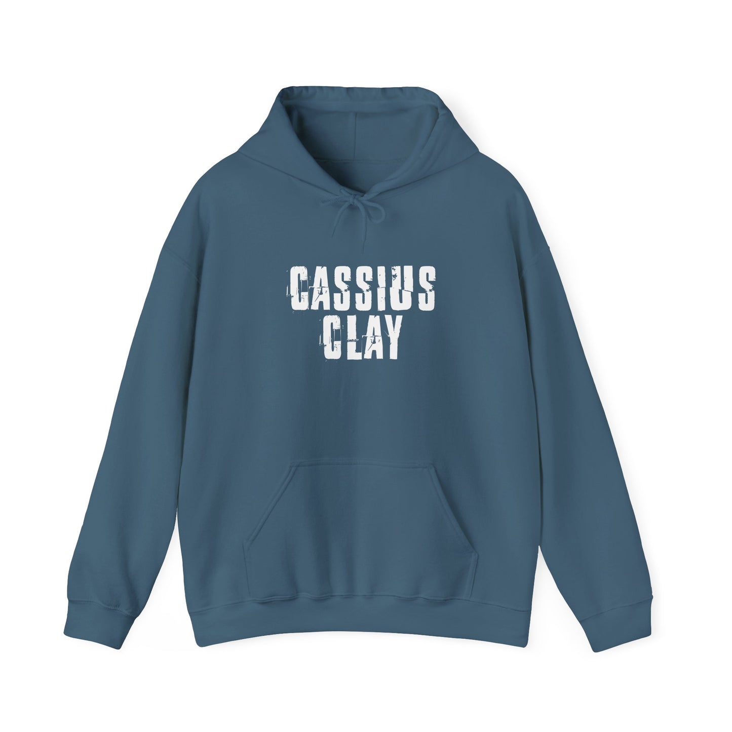 Cassius Clay Vintage Grunge Boxing Hooded Sweatshirt