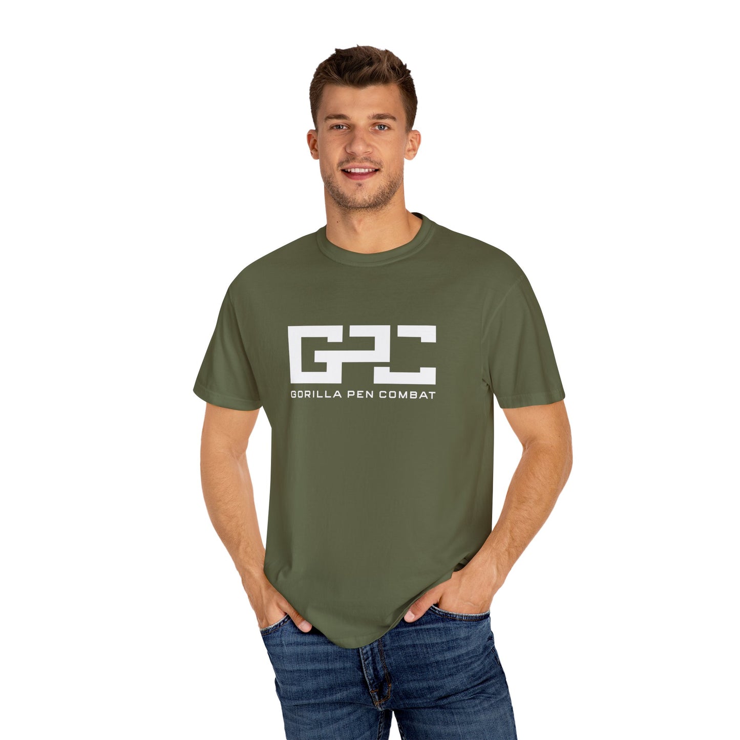 Gorilla Pen Combat Logo Tee 100% Cotton