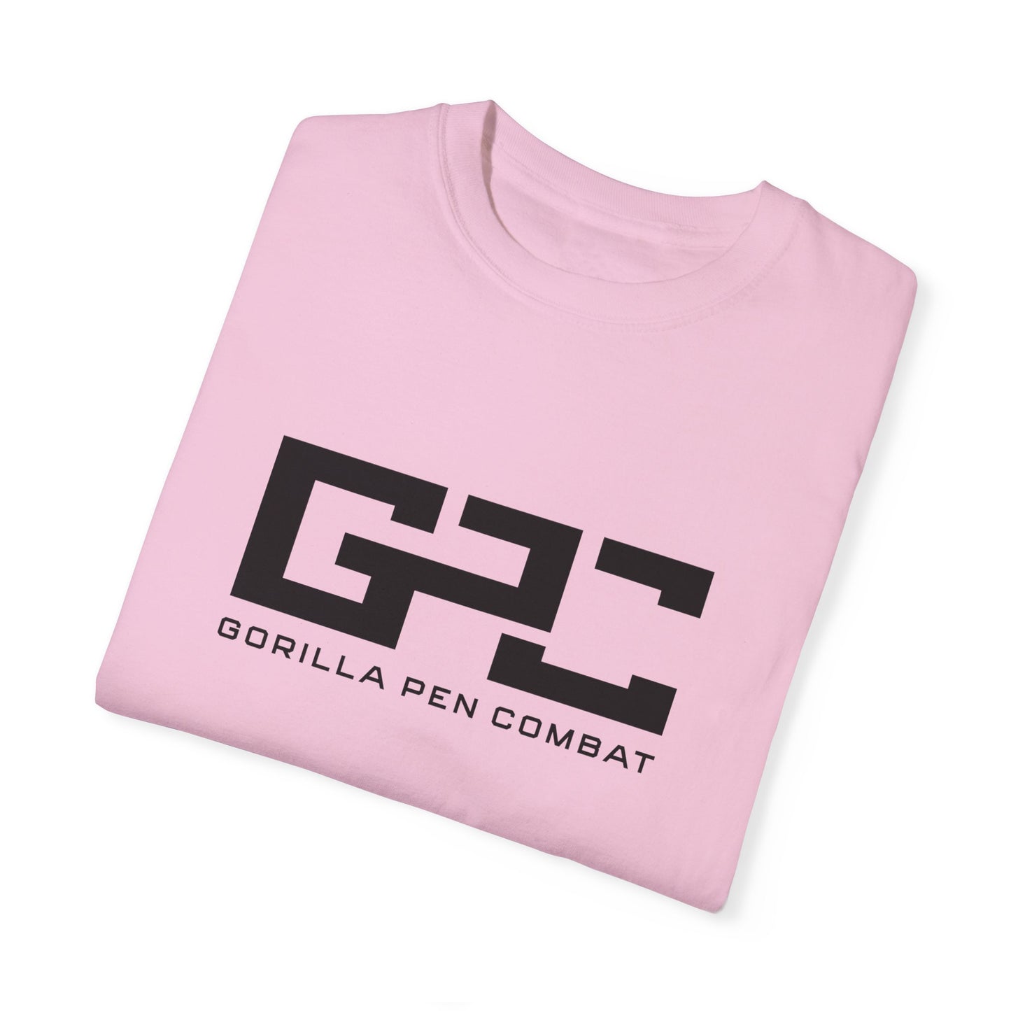 Gorilla Pen Combat Black Logo Tee 100% Cotton