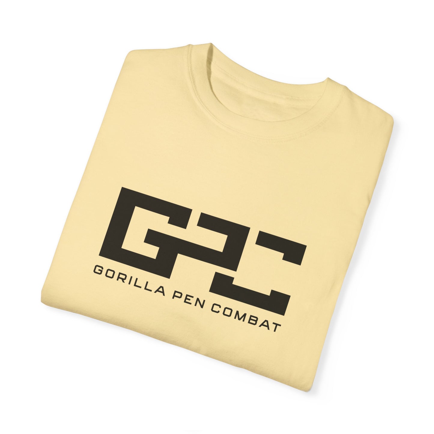 Gorilla Pen Combat Black Logo Tee 100% Cotton
