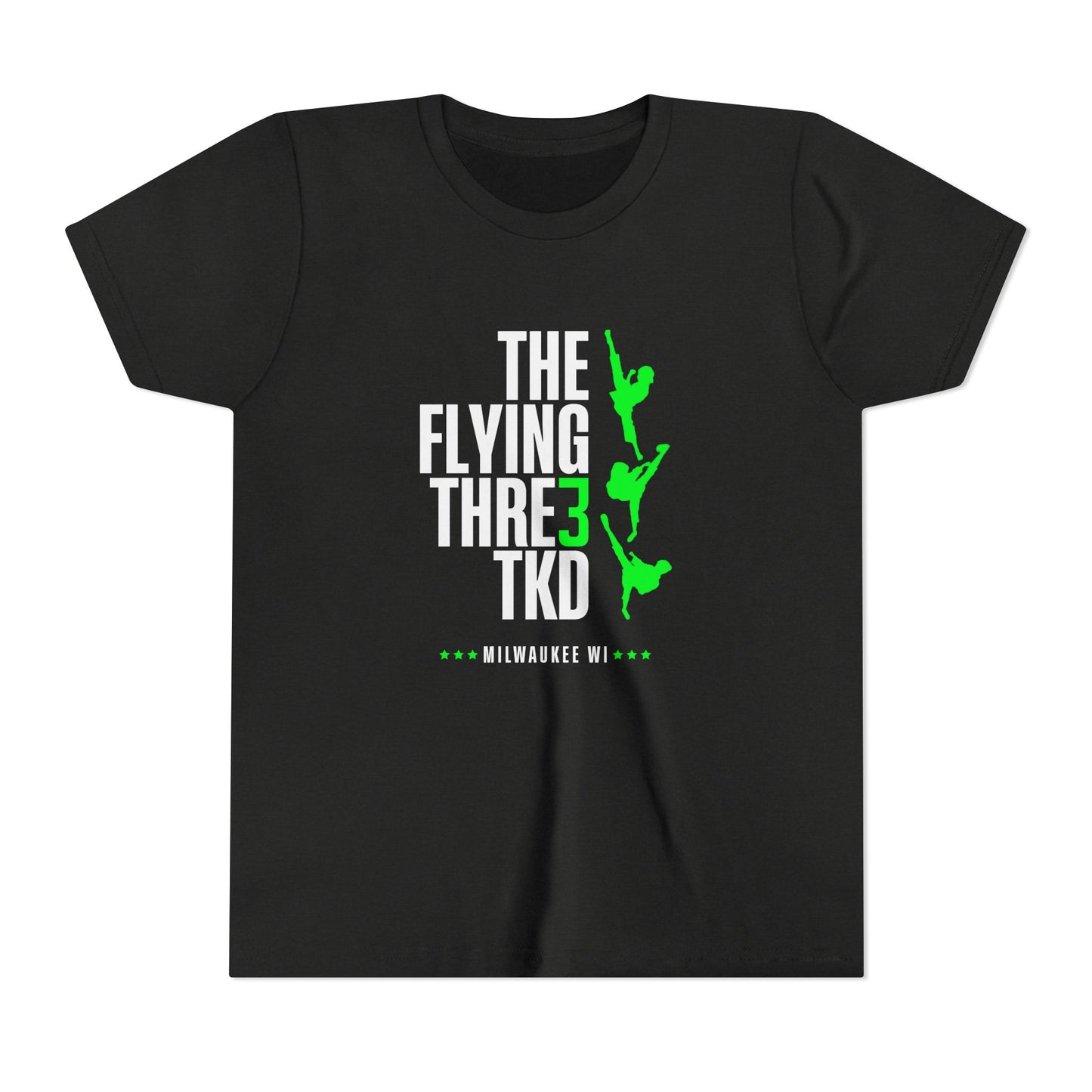 The Flying Three TKD Youth Short Sleeve Tee