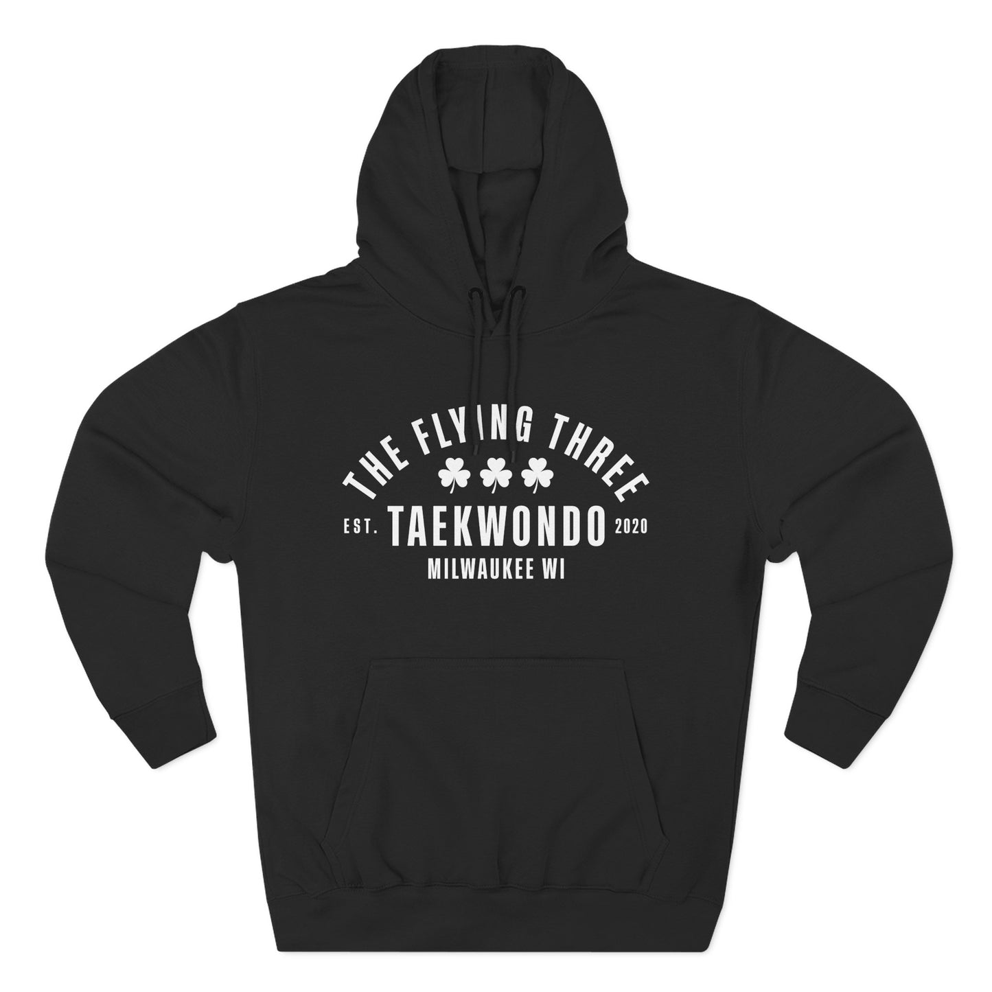 Taekwondo Club Hoodie — "The Flying Three" Milwaukee Fleece Hoodie