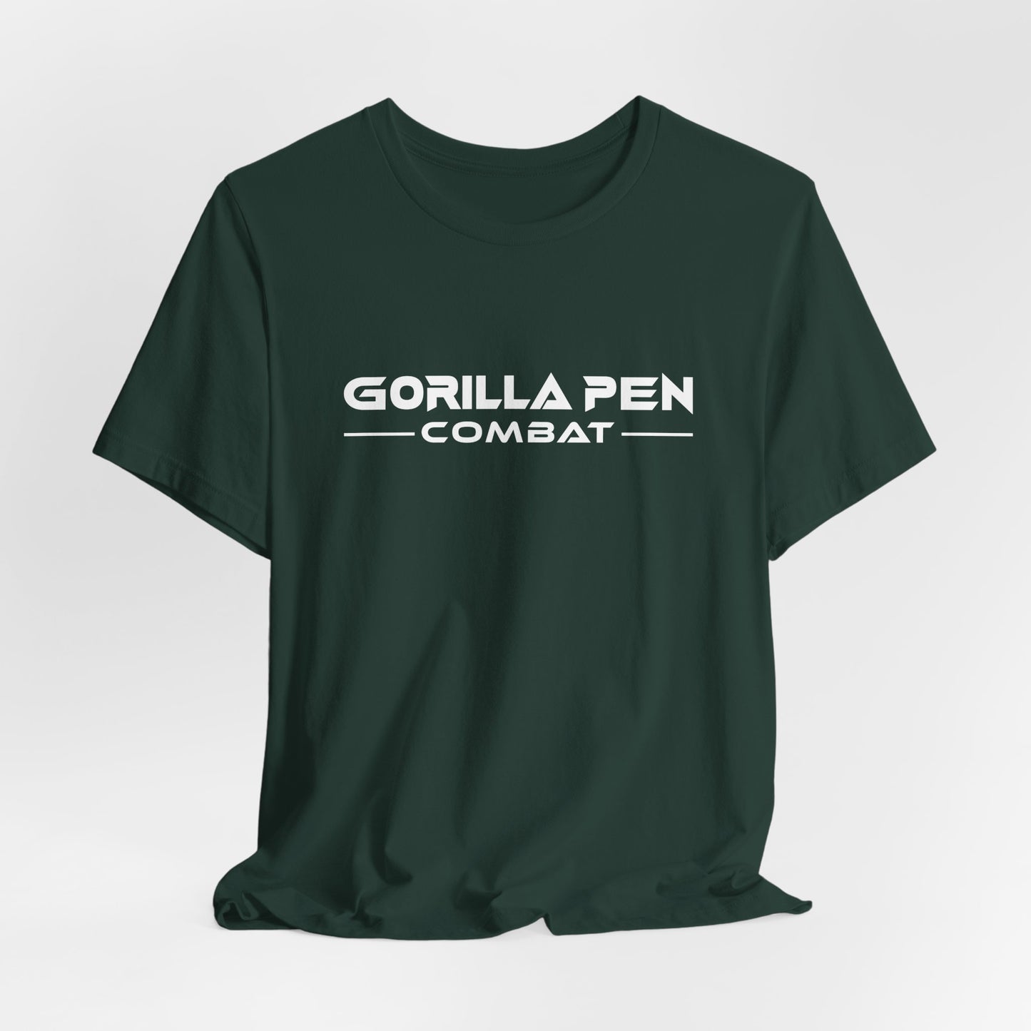 Gorilla Pen Combat Classic White Logo Tee