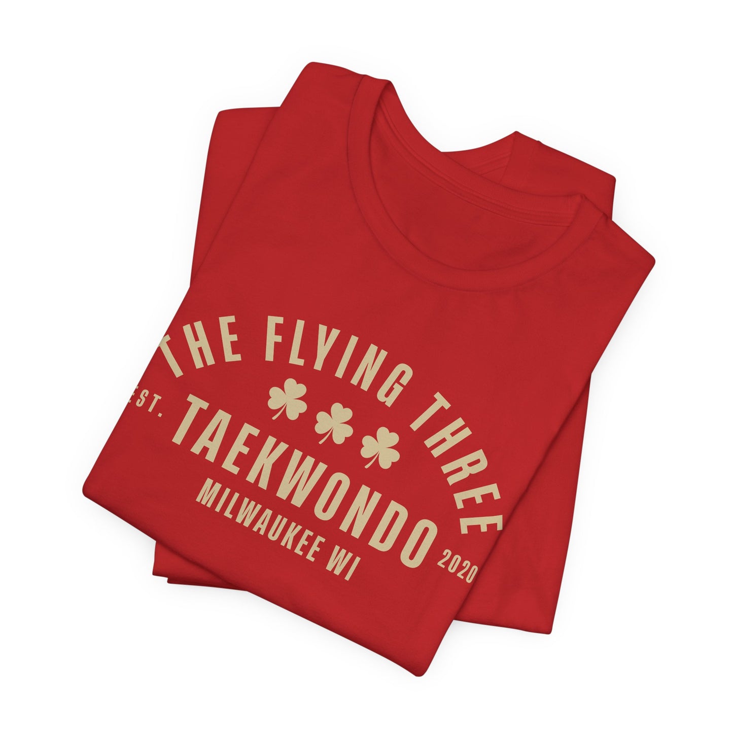 Taekwondo Club T‑Shirt — "The Flying Three" Milwaukee Martial Arts Tee