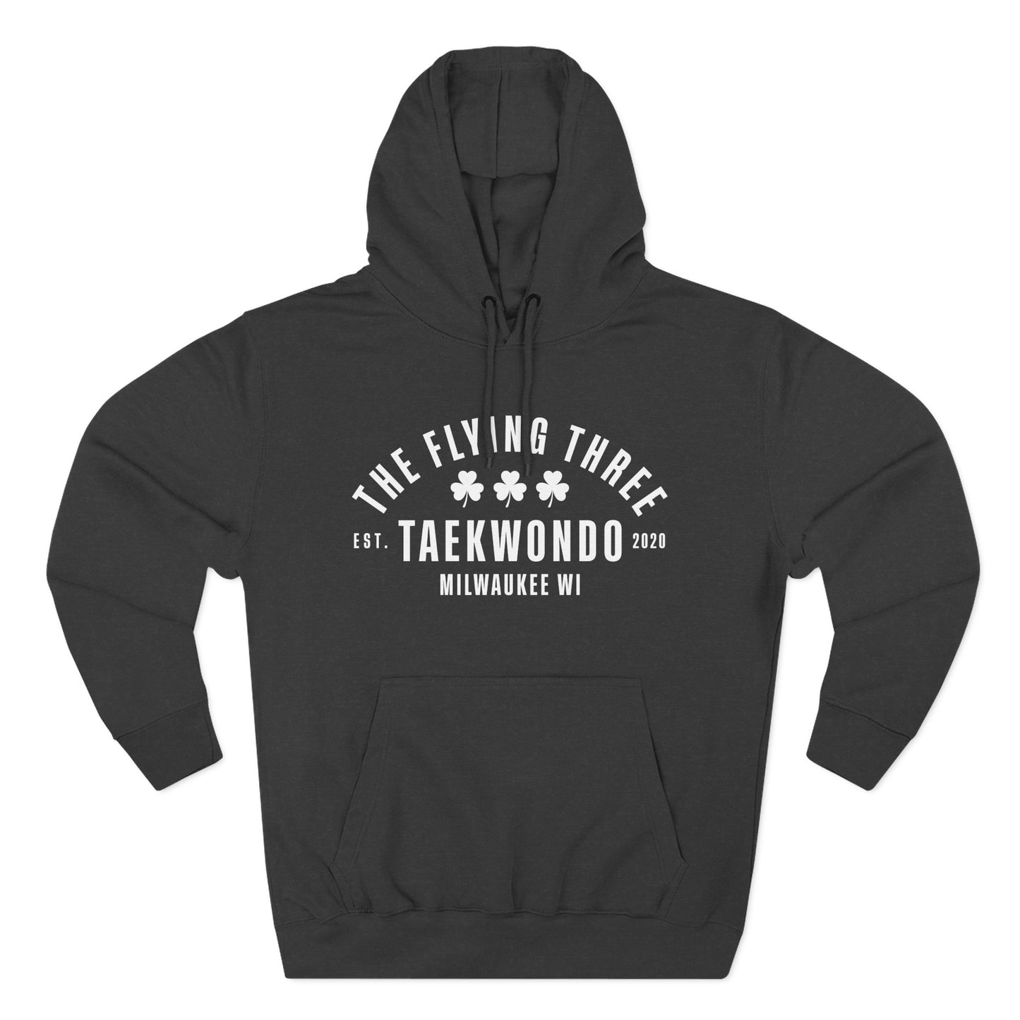 Taekwondo Club Hoodie — "The Flying Three" Milwaukee Fleece Hoodie