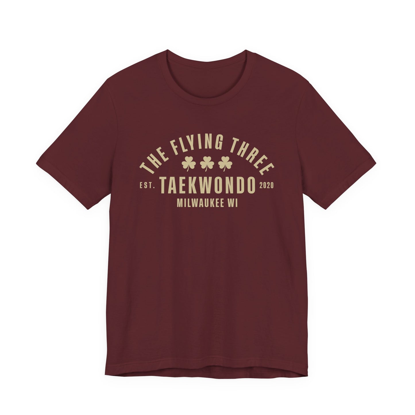 Taekwondo Club T‑Shirt — "The Flying Three" Milwaukee Martial Arts Tee