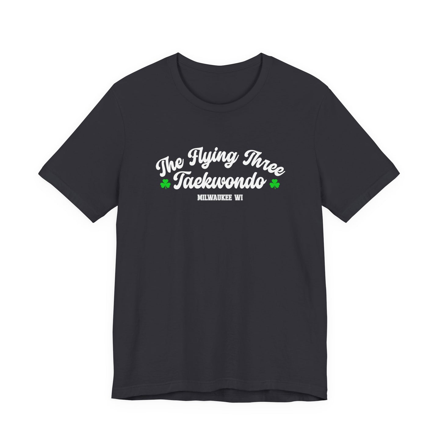 The Flying Three Taekwondo Tee Alternate Irish Logo