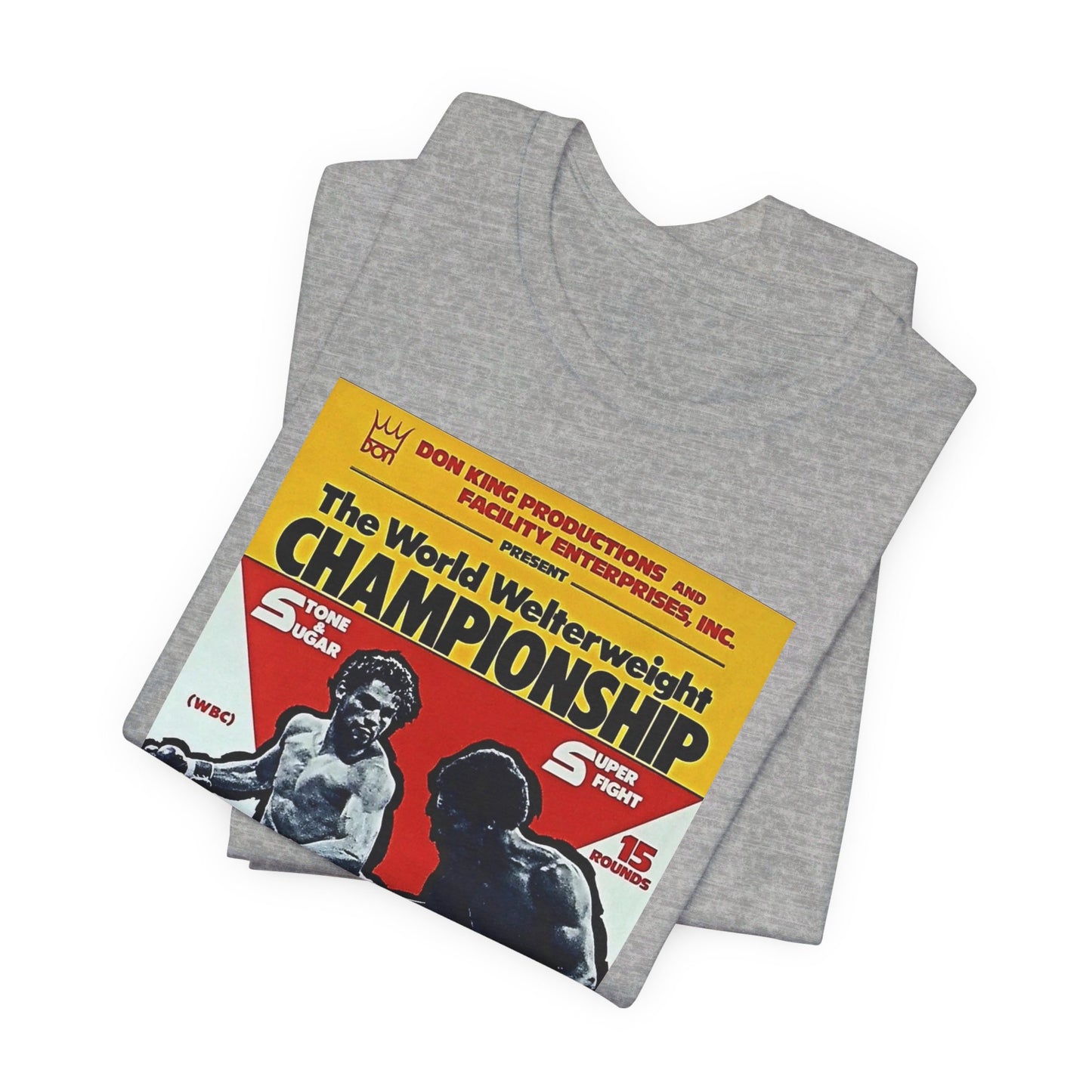 Roberto Duran Vs Sugar Ray Leonard Championship Poster T Shirt