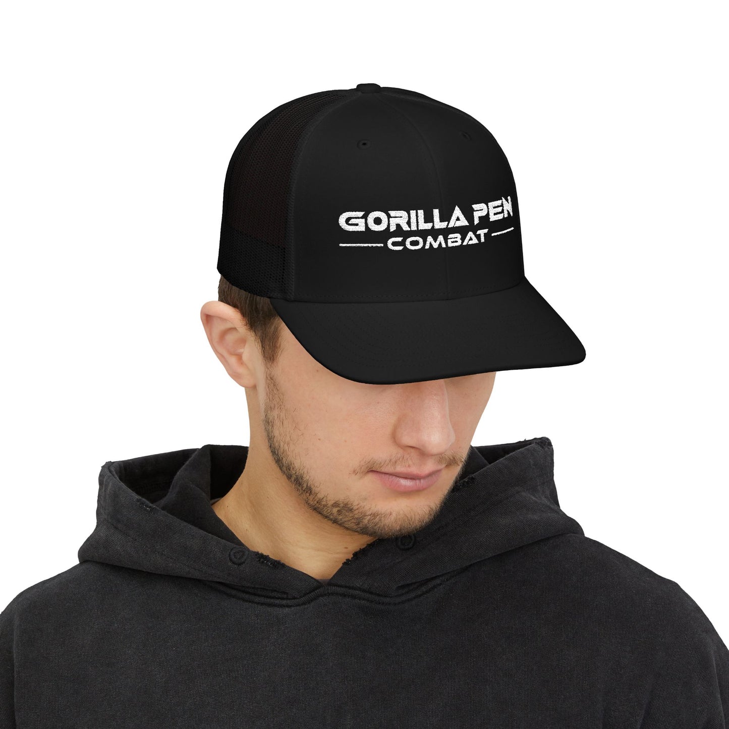 Gorilla Pen Combat Logo Embroidered Trucker Cap