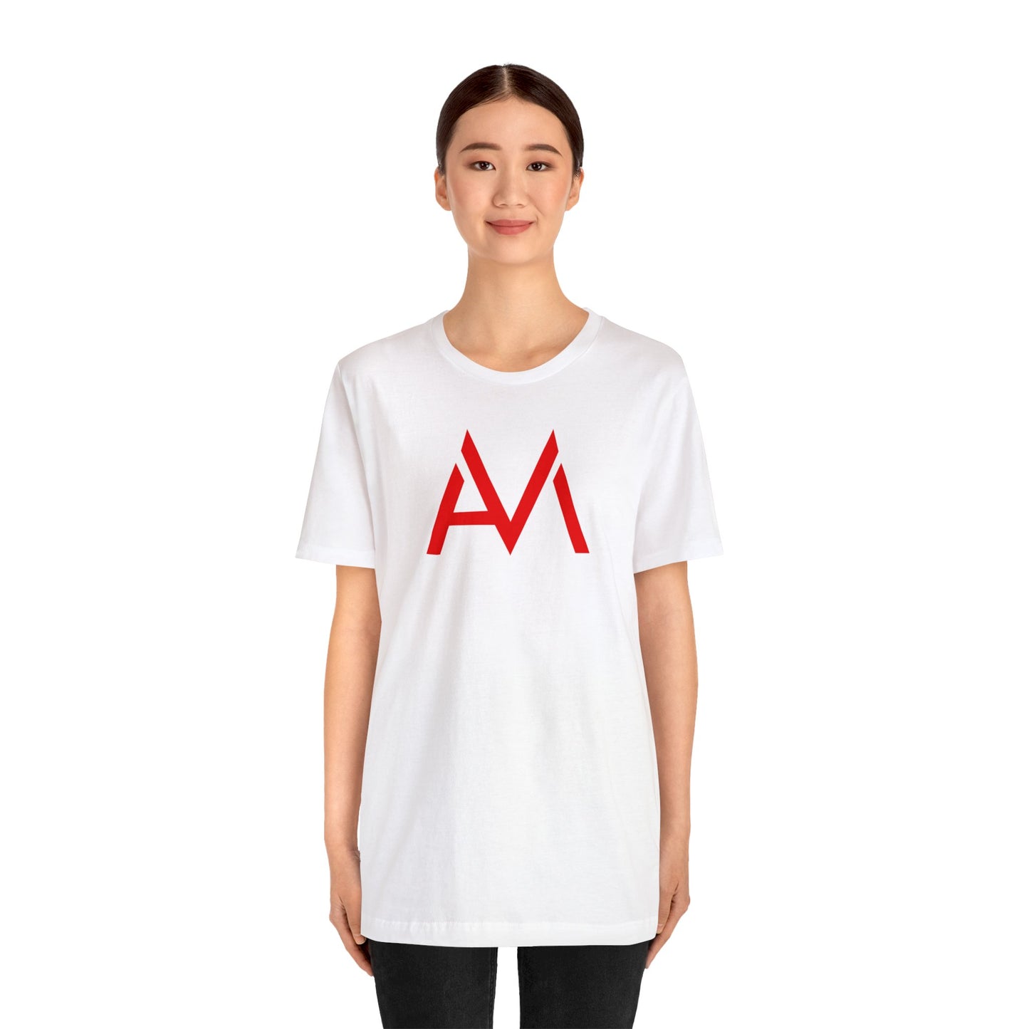 Aeden Metcalf White Fight Tee with American Flag