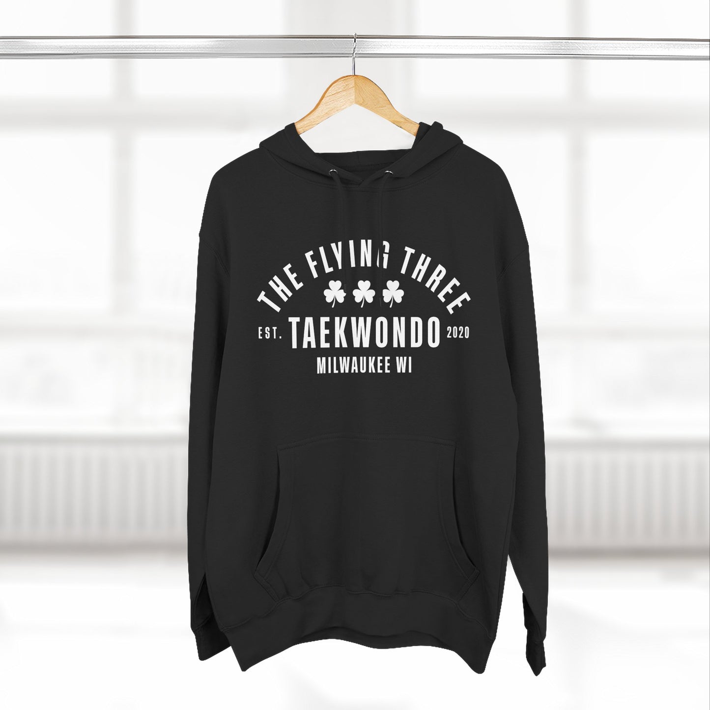 Taekwondo Club Hoodie — "The Flying Three" Milwaukee Fleece Hoodie