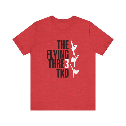 The Flying Three TKD Competition T-Shirt (Red)