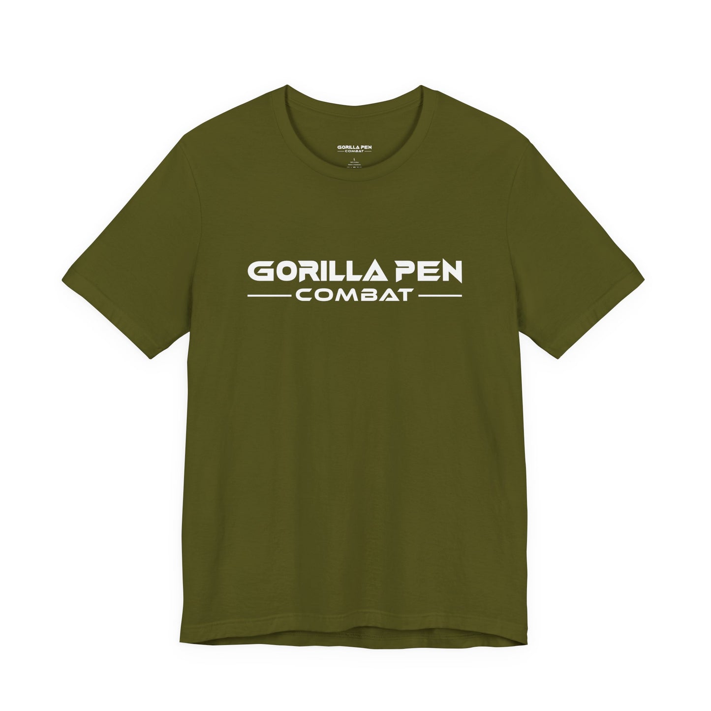 Gorilla Pen Combat Classic White Logo Tee