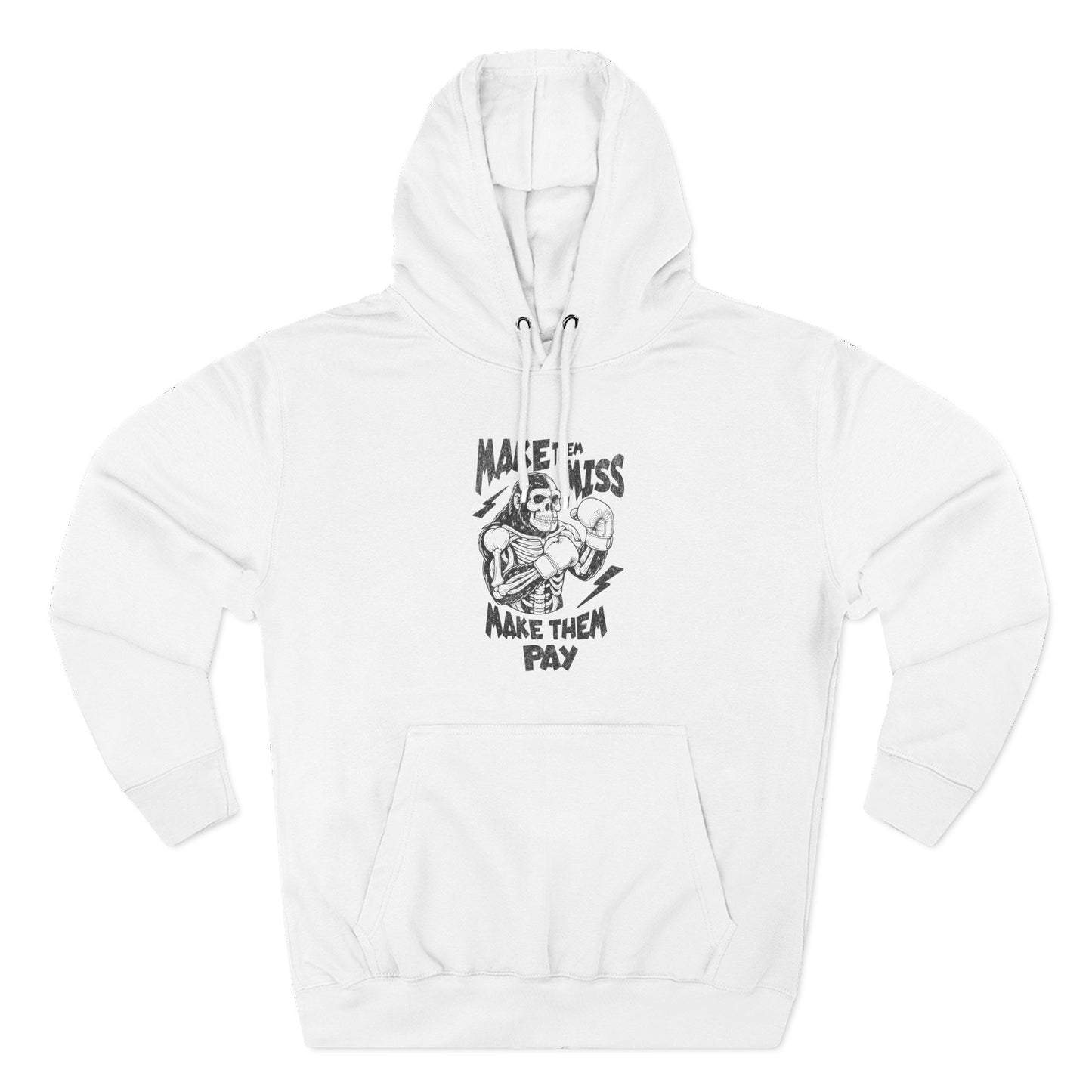 "Make 'Em Miss, Make 'Em Pay" Gorilla Pen Combat Graphic Hoodie