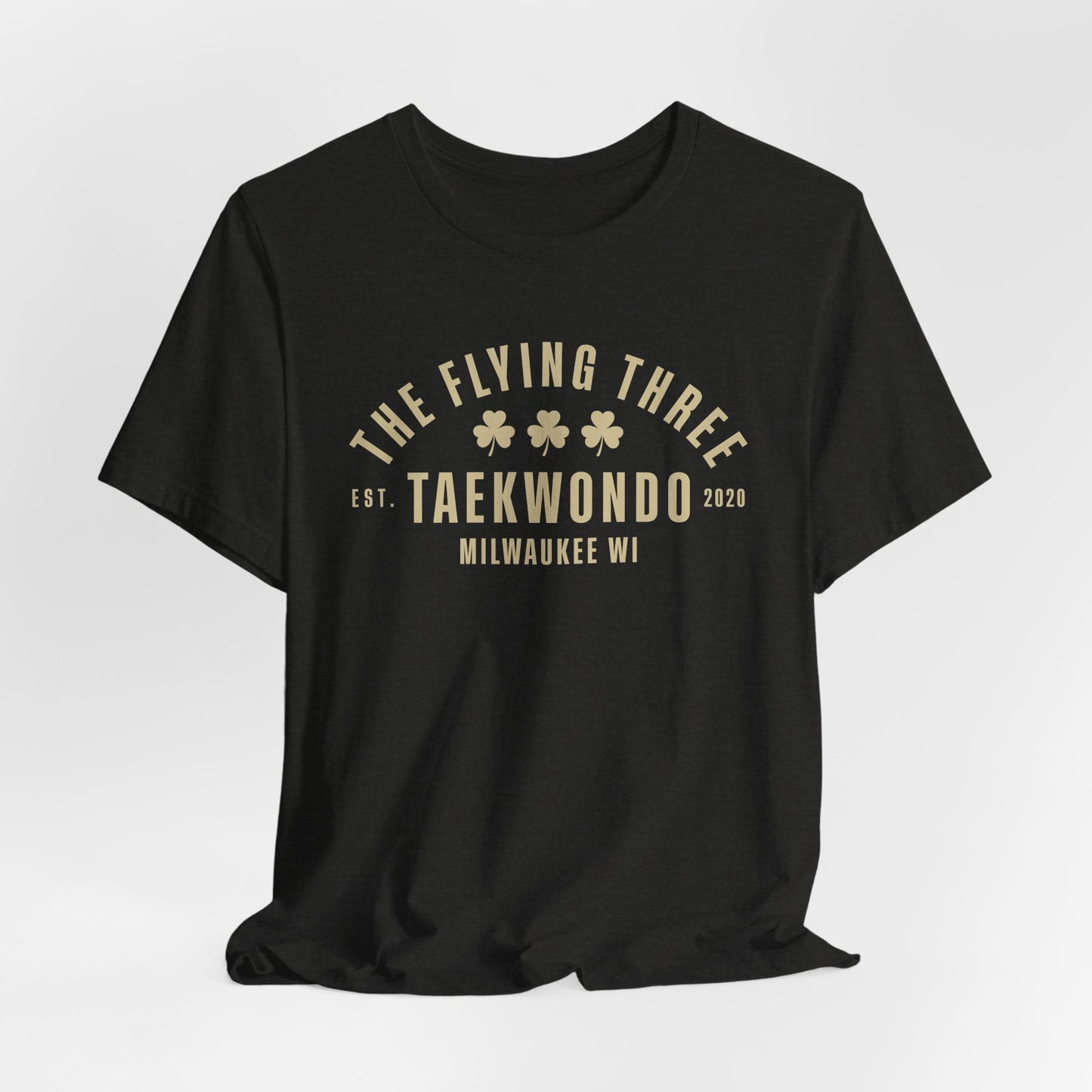 Taekwondo Club T‑Shirt — "The Flying Three" Milwaukee Martial Arts Tee