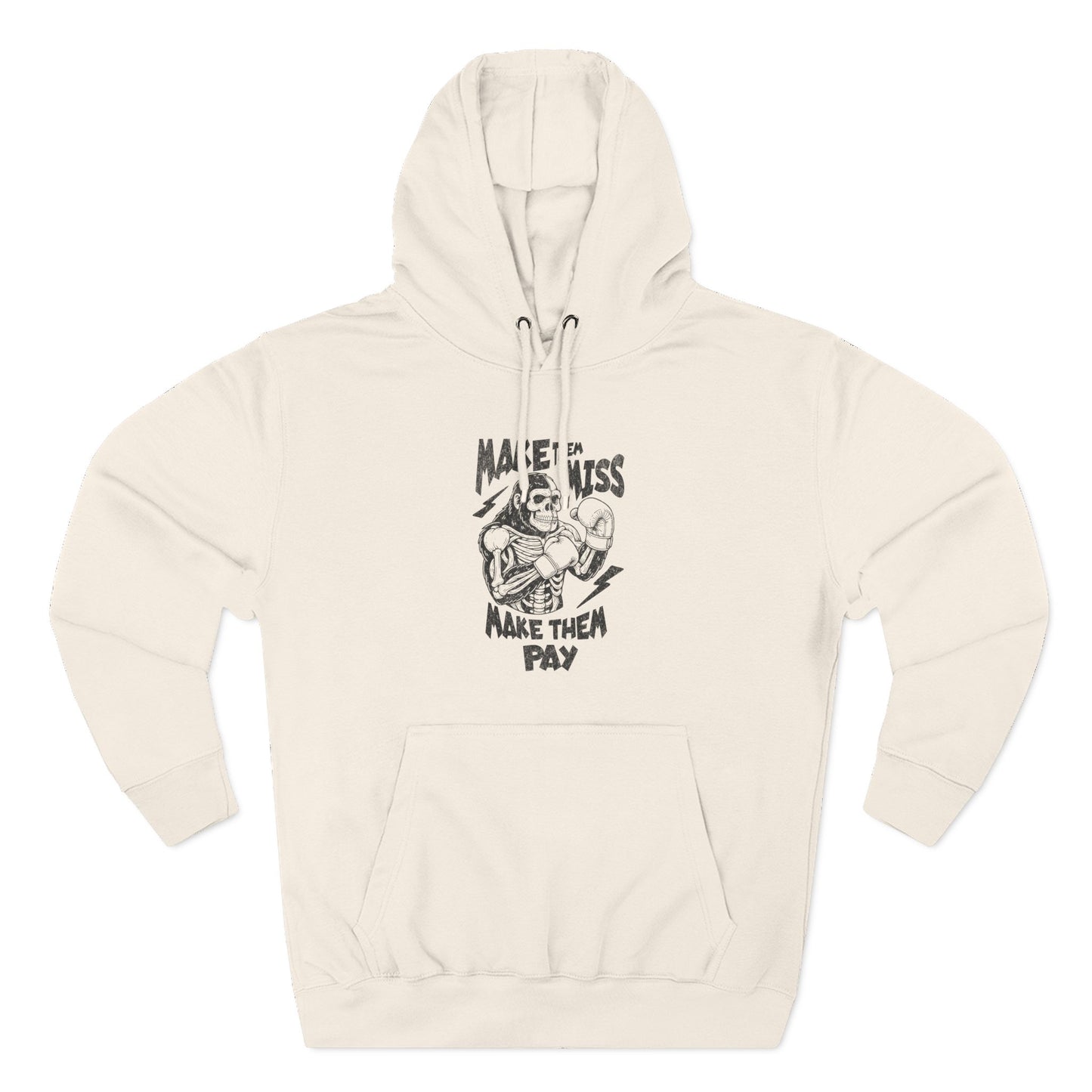 "Make 'Em Miss, Make 'Em Pay" Gorilla Pen Combat Graphic Hoodie