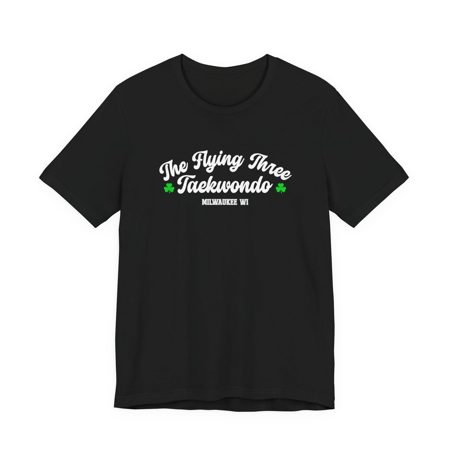 The Flying Three Taekwondo Tee Alternate Irish Logo