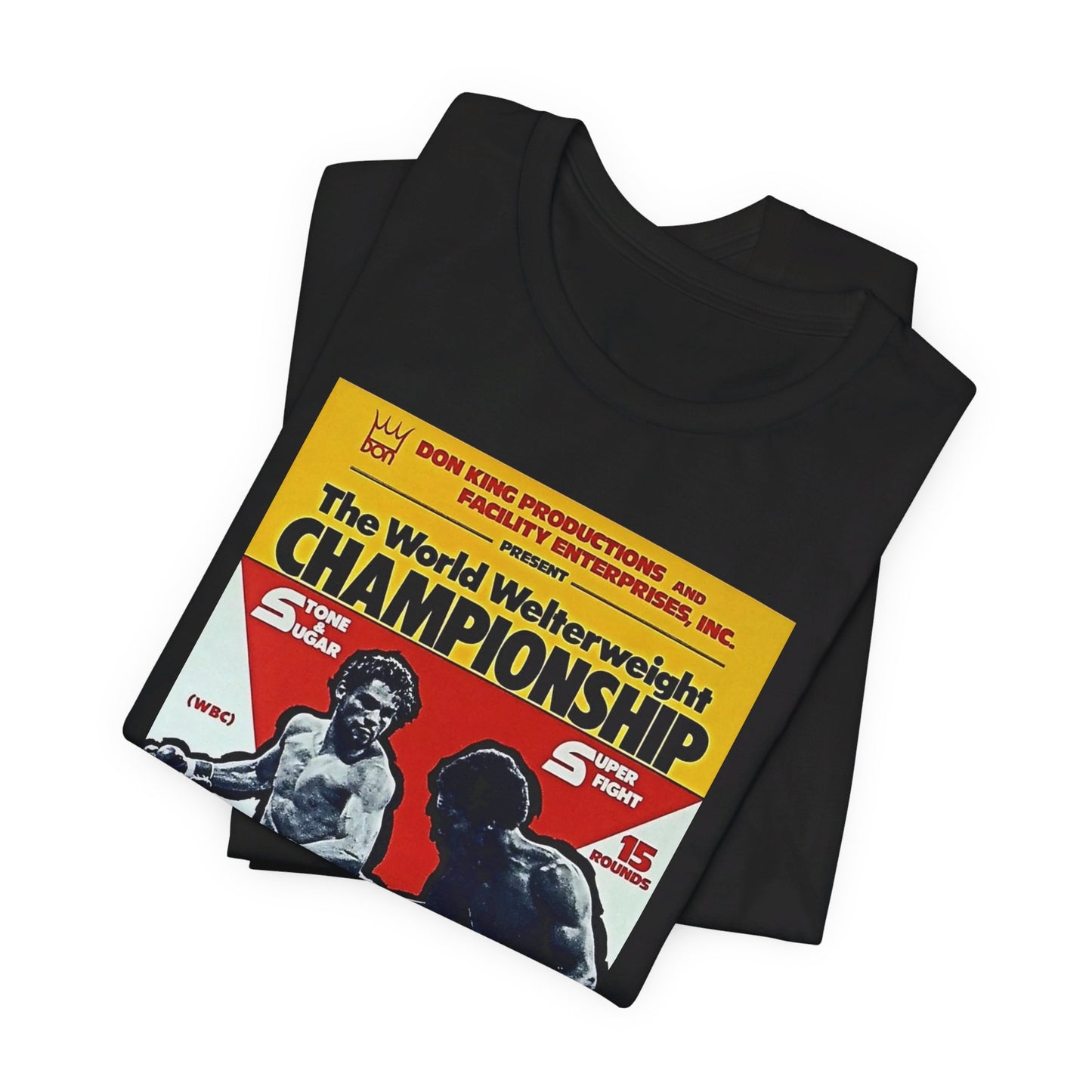 Roberto Duran Vs Sugar Ray Leonard Championship Poster T Shirt