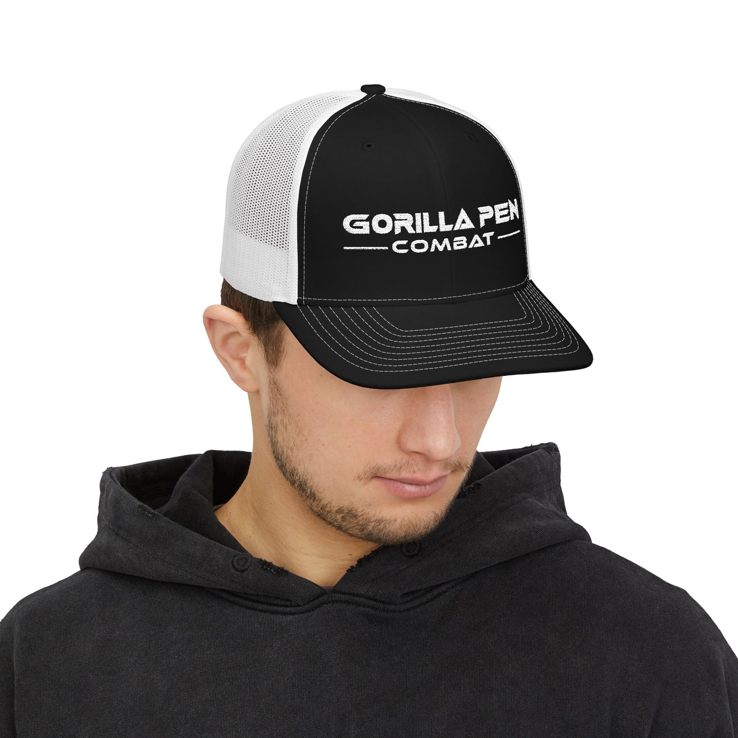 Gorilla Pen Combat Logo Embroidered Trucker Cap