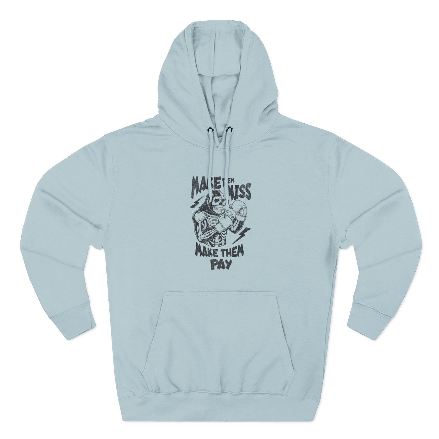 "Make 'Em Miss, Make 'Em Pay" Gorilla Pen Combat Graphic Hoodie