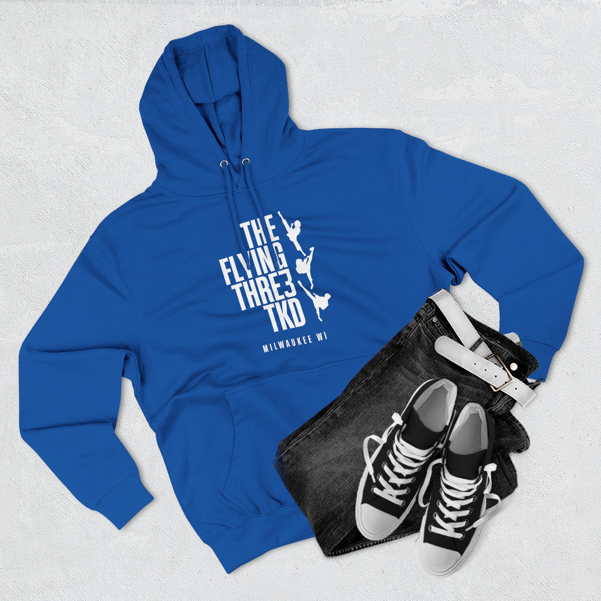 The Flying 3 Original Logo Hoodie