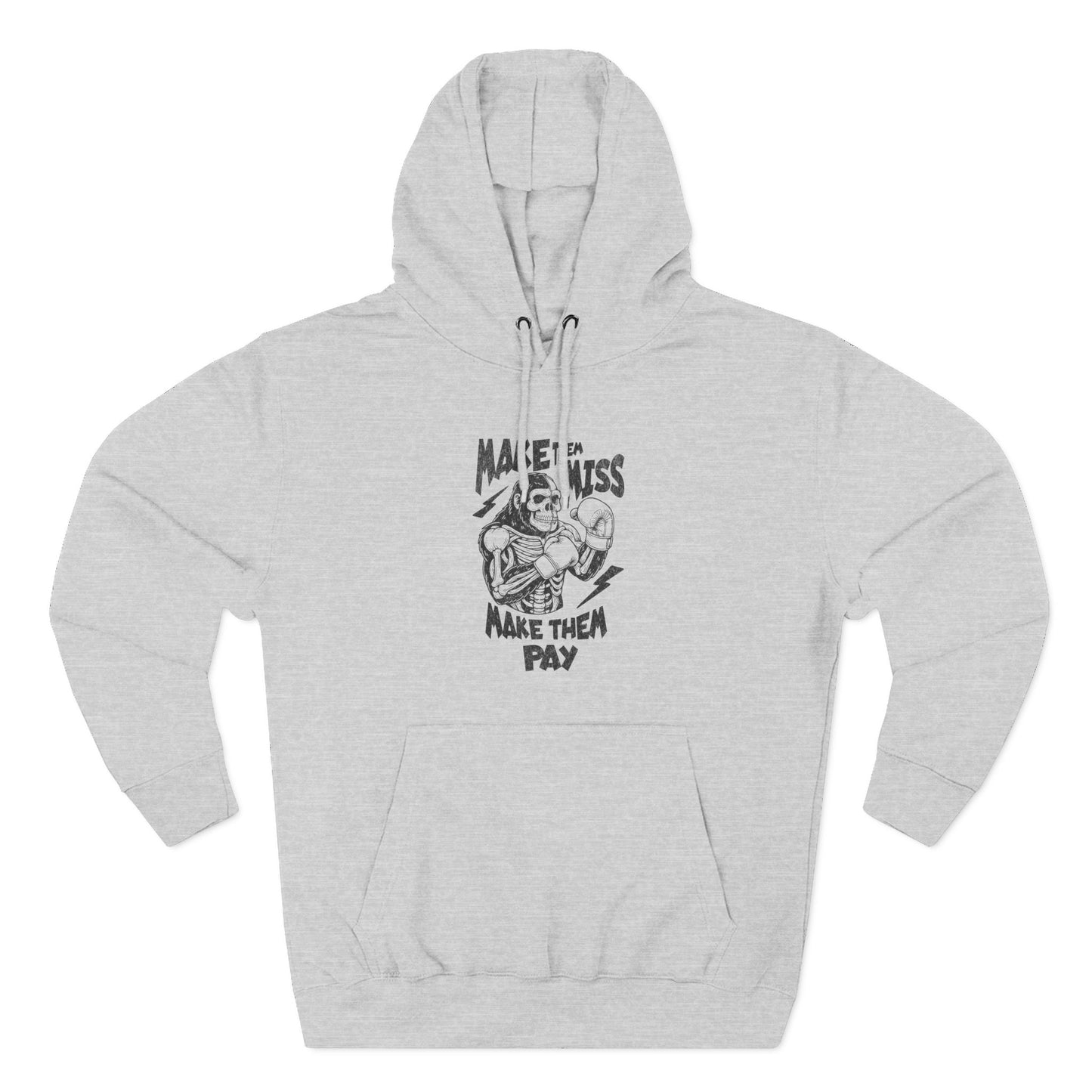 "Make 'Em Miss, Make 'Em Pay" Gorilla Pen Combat Graphic Hoodie
