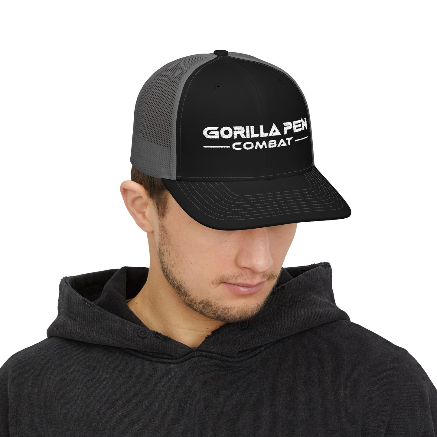 Gorilla Pen Combat Logo Embroidered Trucker Cap