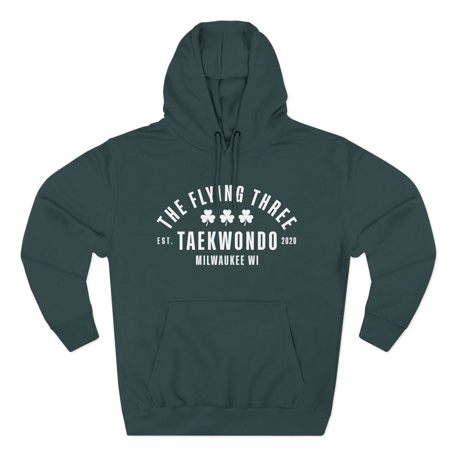 Taekwondo Club Hoodie — "The Flying Three" Milwaukee Fleece Hoodie
