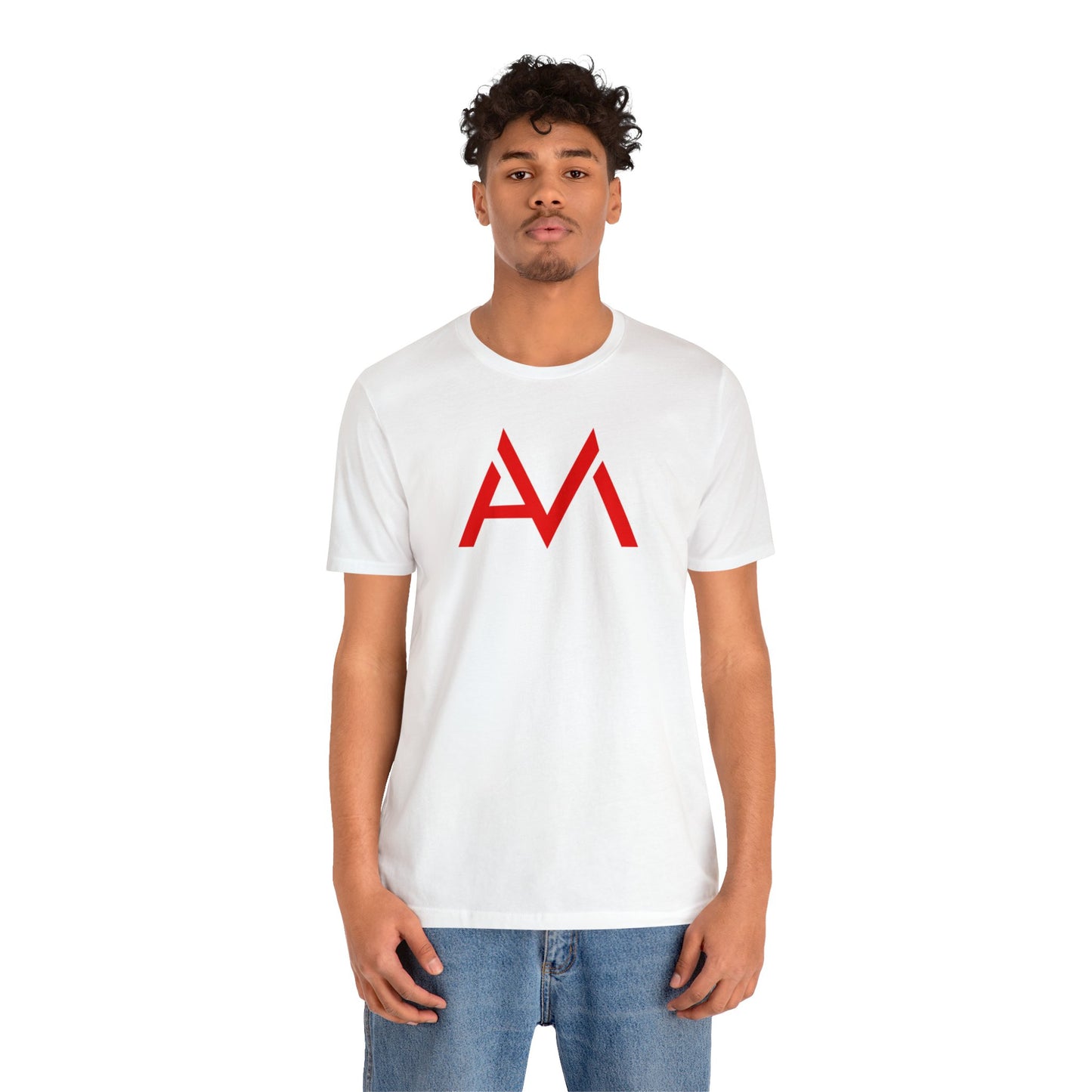 Aeden Metcalf White Fight Tee with American Flag